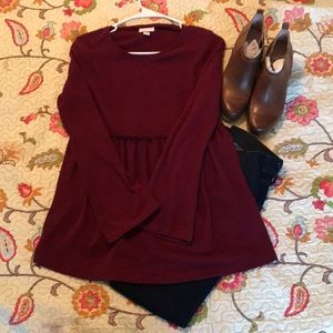 Isabel Maternity Gathered Waist Top